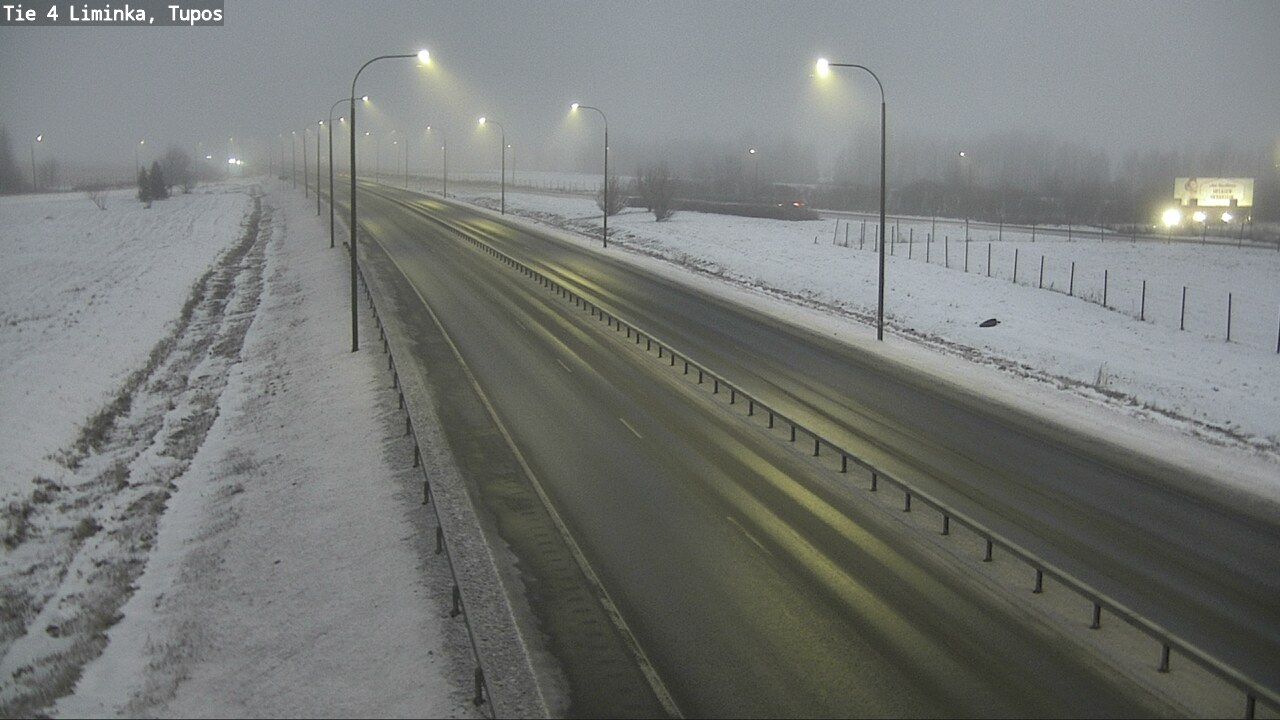 Weather Camera Image Road 4 Liminka, Tupos, Liminka, Pohjois-Pohjanmaa