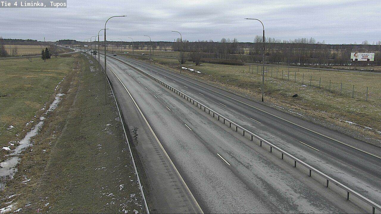 Kelikamerat Kuva Tie 4 Liminka, Tupos, Liminka, Pohjois-Pohjanmaa