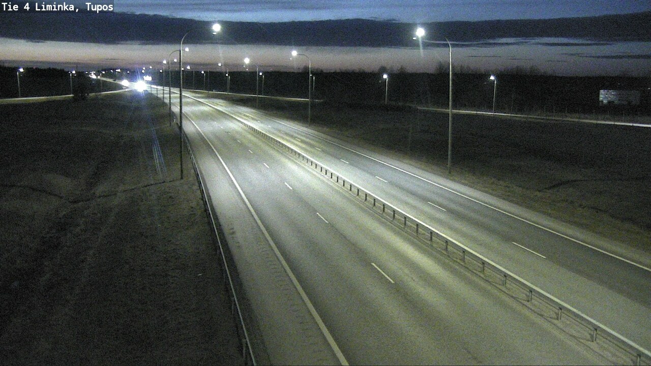 Weather Camera Image Väg 4 Limingo, Tupos, Liminka, Pohjois-Pohjanmaa