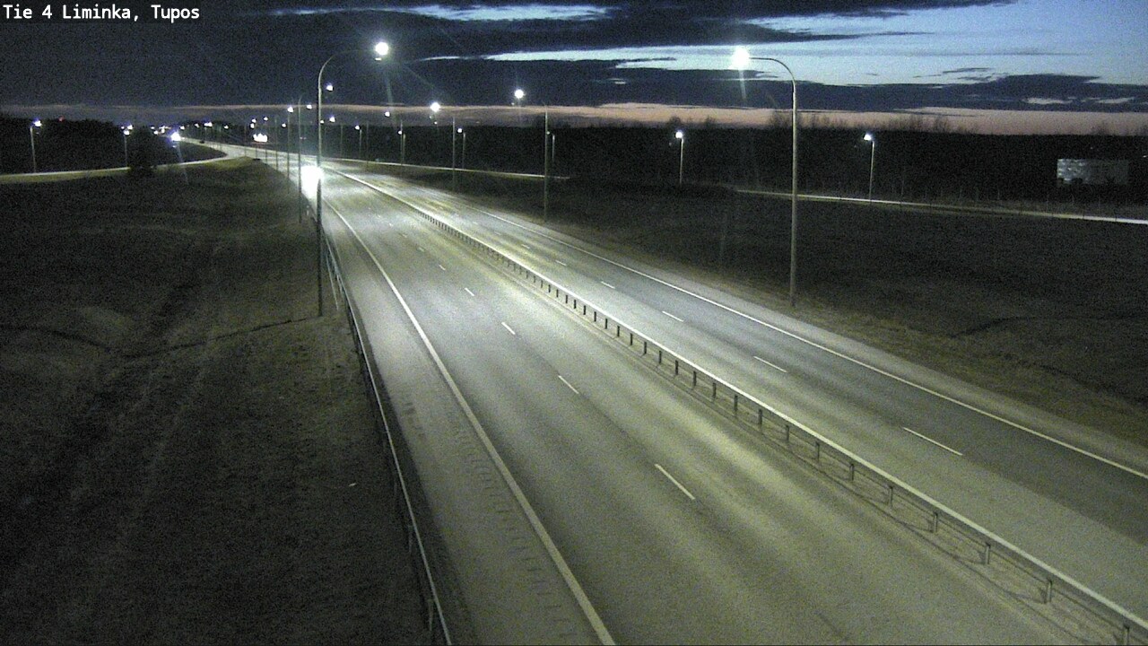 Weather Camera Image Väg 4 Limingo, Tupos, Liminka, Pohjois-Pohjanmaa