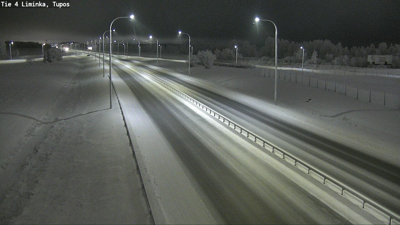 Weather Camera Image Road 4 Liminka, Tupos, Liminka, Pohjois-Pohjanmaa