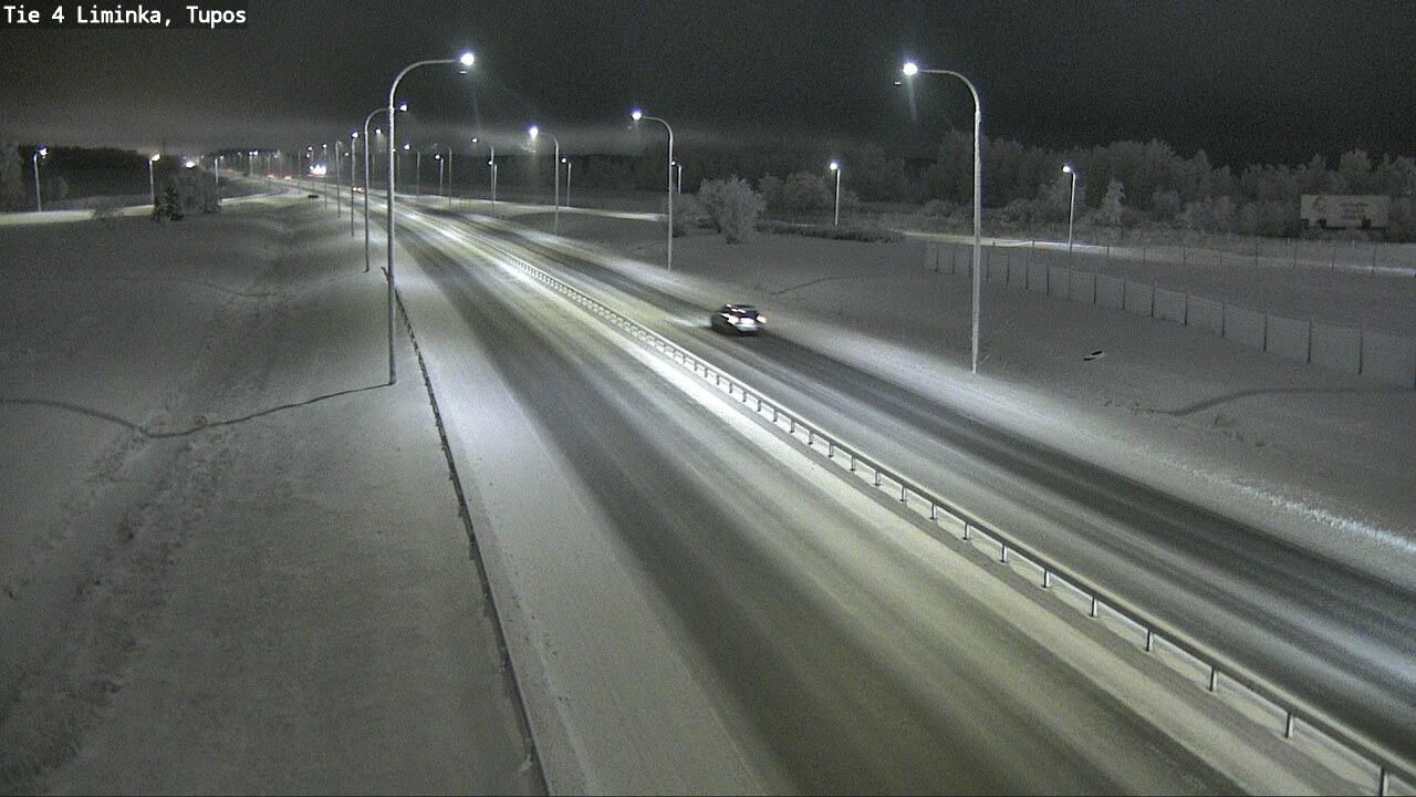 Weather Camera Image Road 4 Liminka, Tupos, Liminka, Pohjois-Pohjanmaa