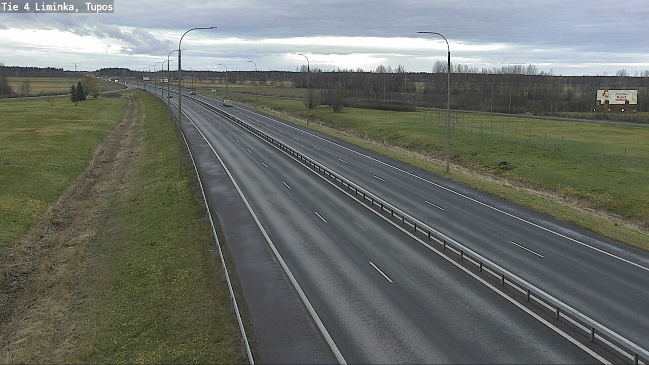 Kelikamerat Kuva Tie 4 Liminka, Tupos, Liminka, Pohjois-Pohjanmaa