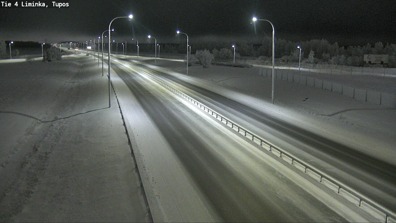 Weather Camera Image Road 4 Liminka, Tupos, Liminka, Pohjois-Pohjanmaa