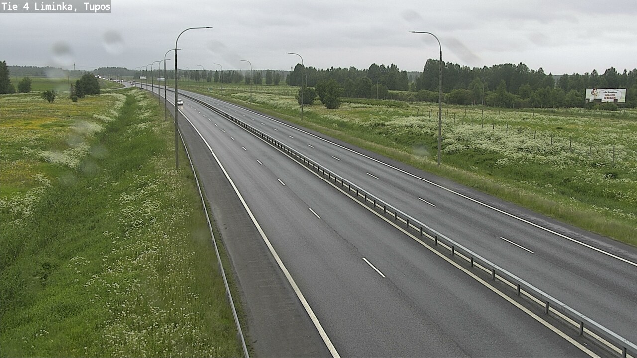 Kelikamerat Kuva Tie 4 Liminka, Tupos, Liminka, Pohjois-Pohjanmaa