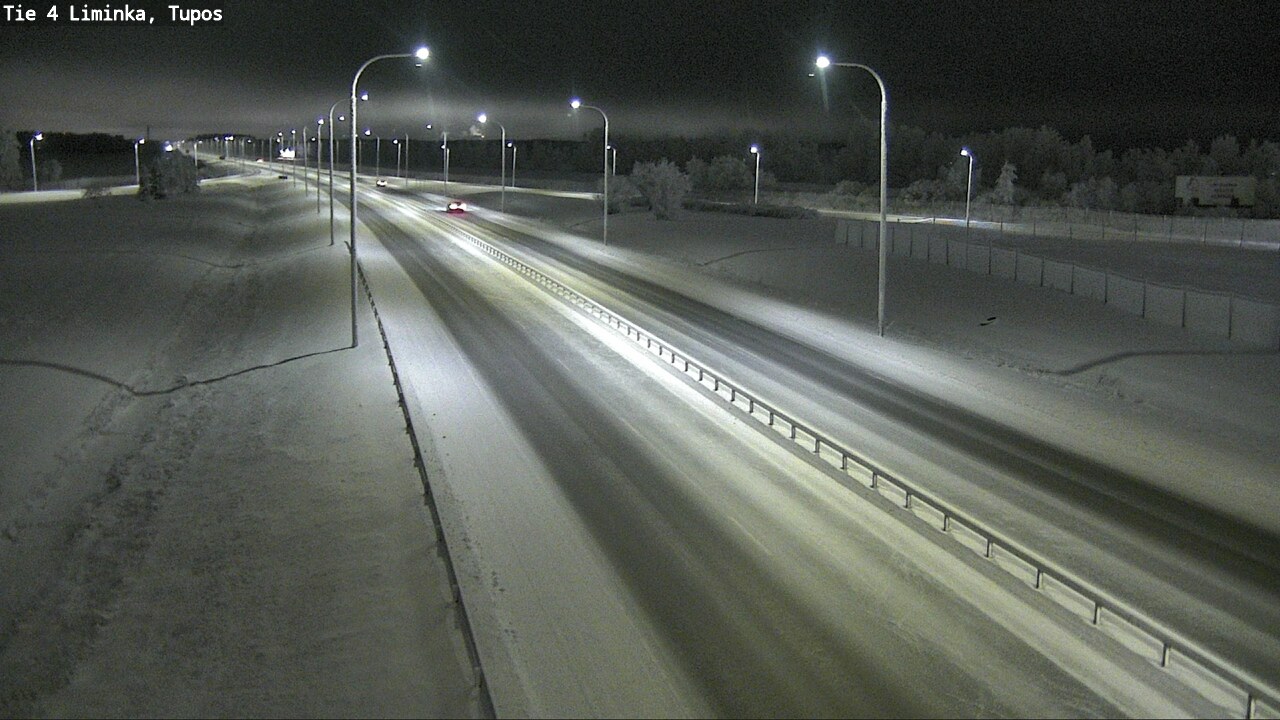 Weather Camera Image Road 4 Liminka, Tupos, Liminka, Pohjois-Pohjanmaa