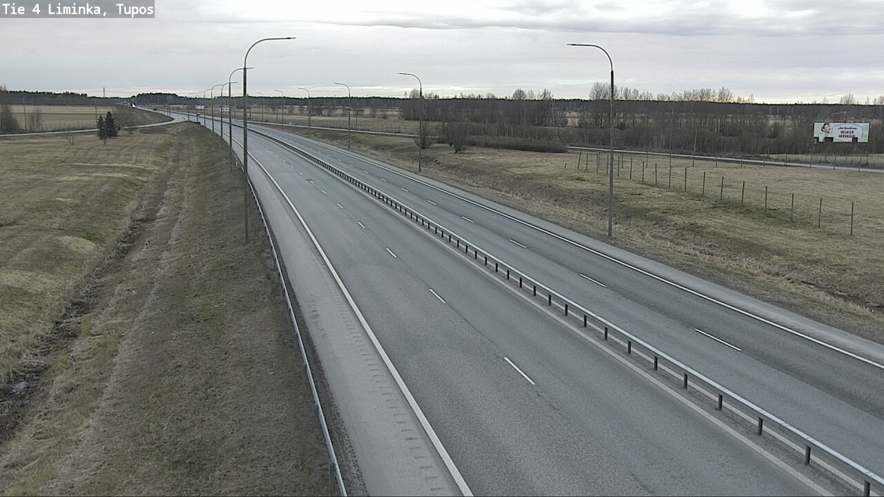 Kelikamerat Kuva Tie 4 Liminka, Tupos, Liminka, Pohjois-Pohjanmaa