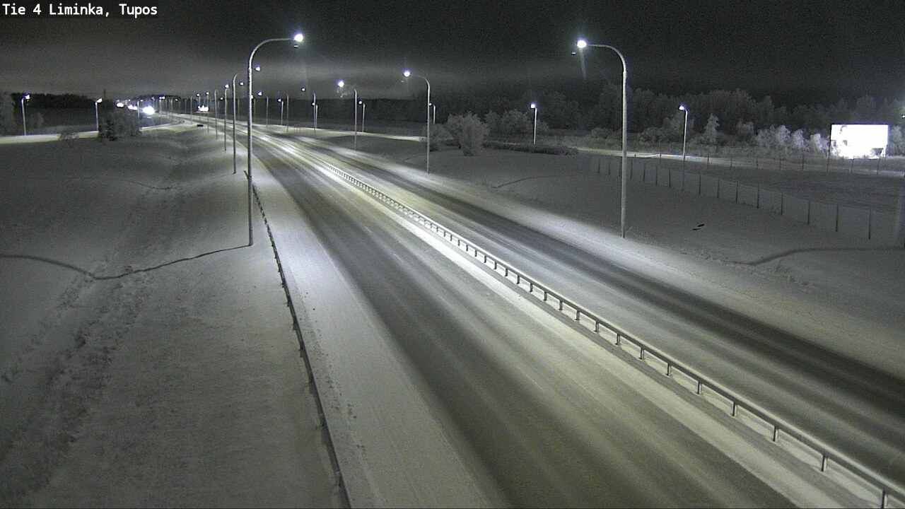 Weather Camera Image Road 4 Liminka, Tupos, Liminka, Pohjois-Pohjanmaa
