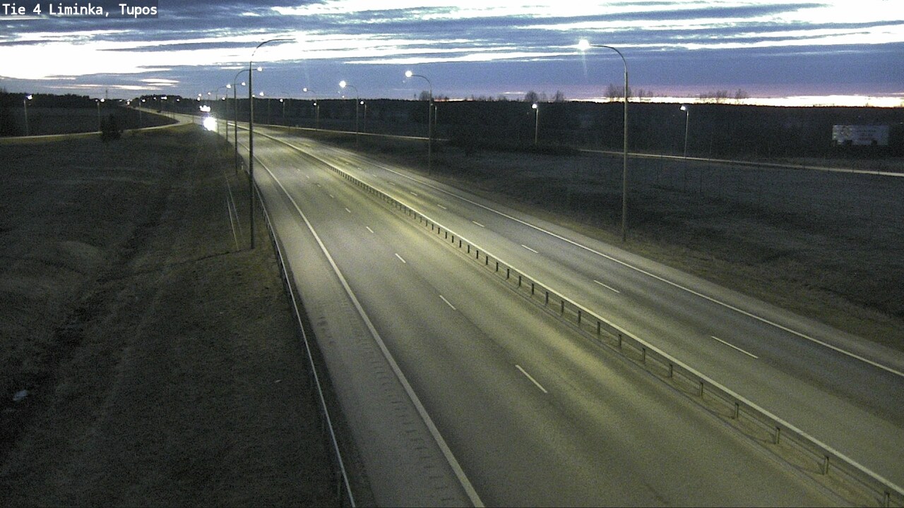 Weather Camera Image Road 4 Liminka, Tupos, Liminka, Pohjois-Pohjanmaa