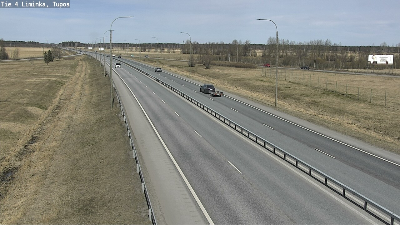 Weather Camera Image Väg 4 Limingo, Tupos, Liminka, Pohjois-Pohjanmaa
