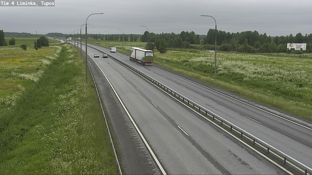 Kelikamerat Kuva Tie 4 Liminka, Tupos, Liminka, Pohjois-Pohjanmaa