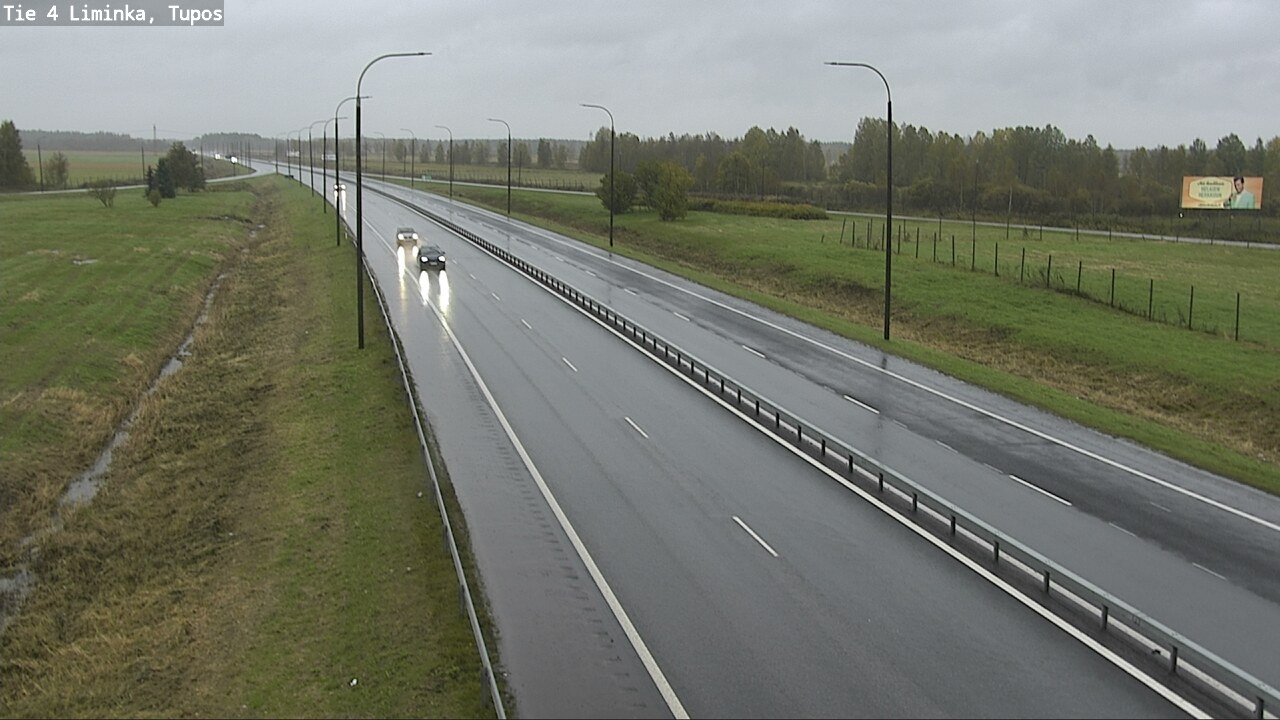 Weather Camera Image Väg 4 Limingo, Tupos, Liminka, Pohjois-Pohjanmaa