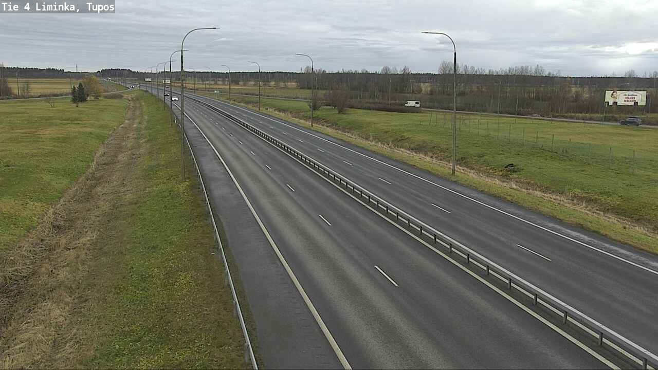 Kelikamerat Kuva Tie 4 Liminka, Tupos, Liminka, Pohjois-Pohjanmaa