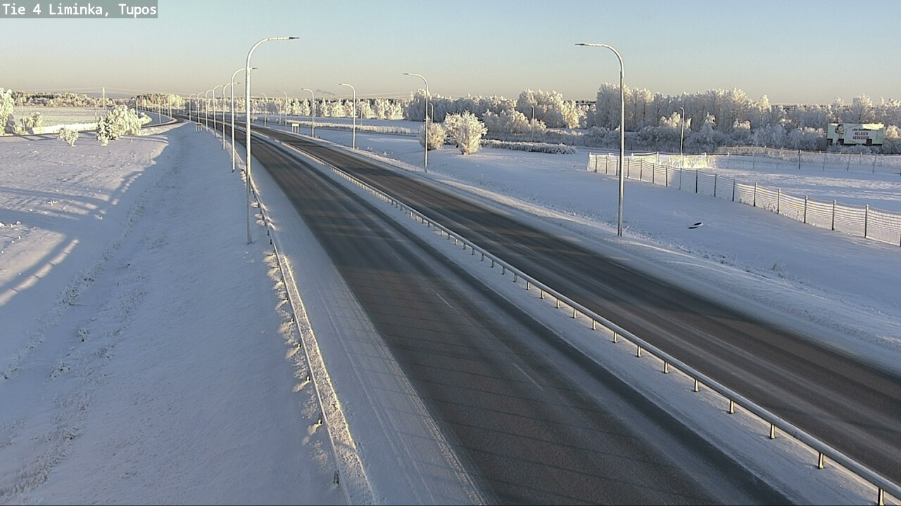 Weather Camera Image Väg 4 Limingo, Tupos, Liminka, Pohjois-Pohjanmaa