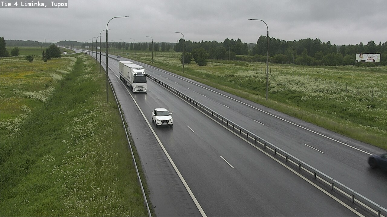 Kelikamerat Kuva Tie 4 Liminka, Tupos, Liminka, Pohjois-Pohjanmaa