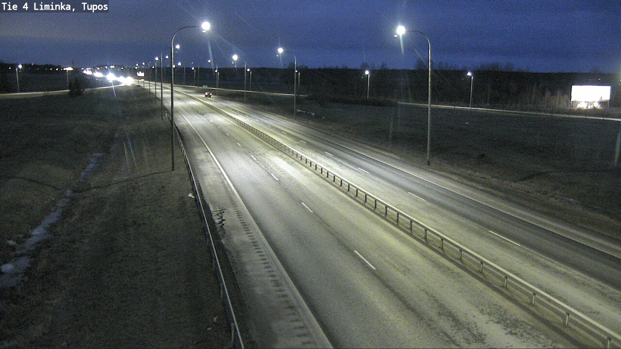 Weather Camera Image Väg 4 Limingo, Tupos, Liminka, Pohjois-Pohjanmaa
