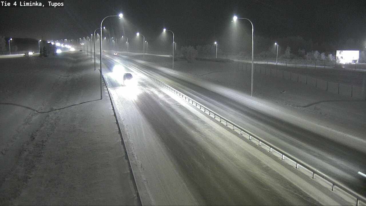 Weather Camera Image Road 4 Liminka, Tupos, Liminka, Pohjois-Pohjanmaa