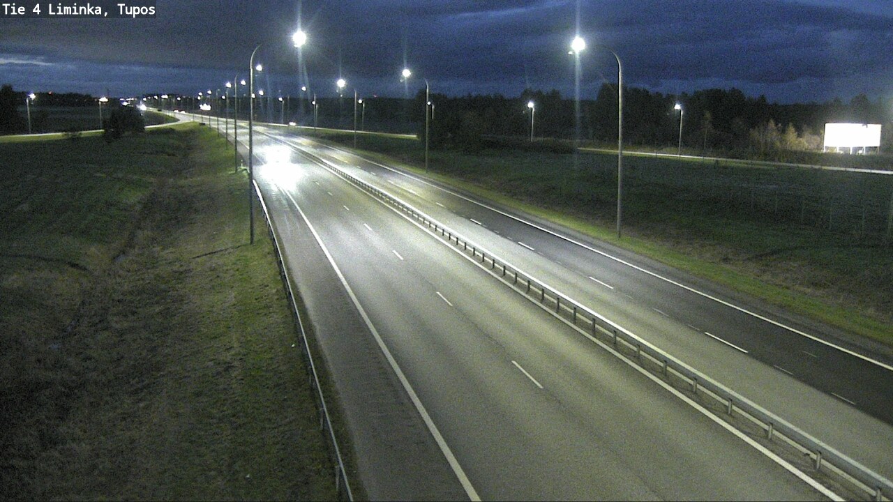 Weather Camera Image Väg 4 Limingo, Tupos, Liminka, Pohjois-Pohjanmaa