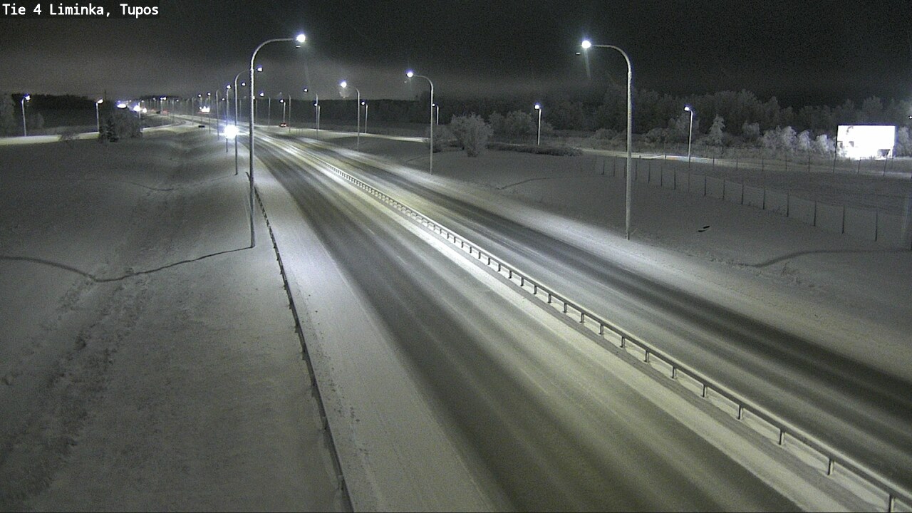 Weather Camera Image Road 4 Liminka, Tupos, Liminka, Pohjois-Pohjanmaa