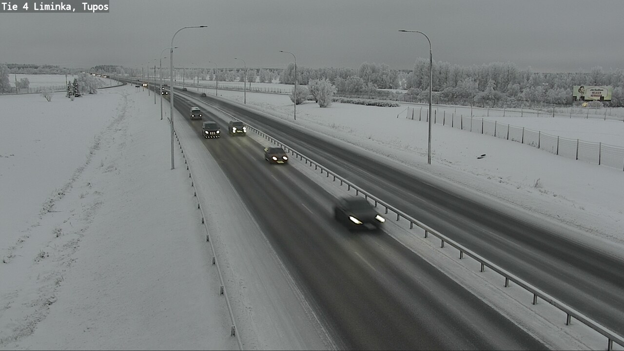 Weather Camera Image Road 4 Liminka, Tupos, Liminka, Pohjois-Pohjanmaa