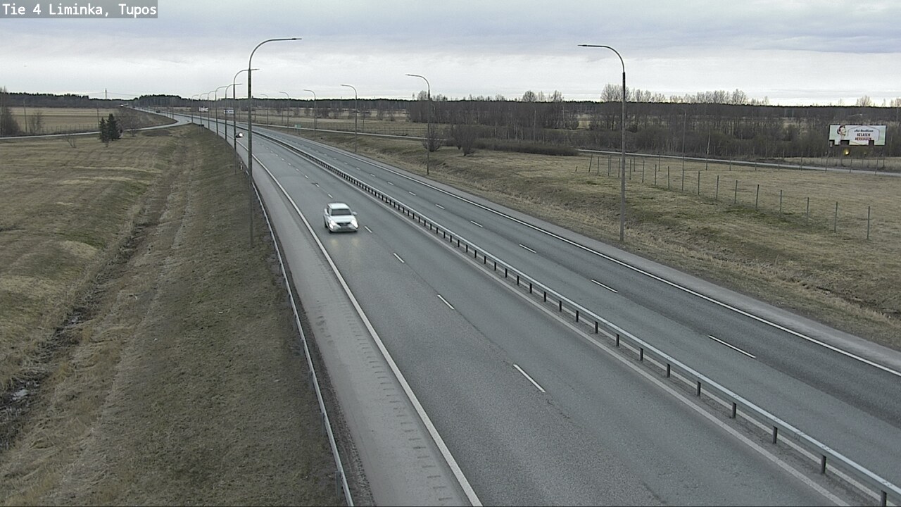 Kelikamerat Kuva Tie 4 Liminka, Tupos, Liminka, Pohjois-Pohjanmaa
