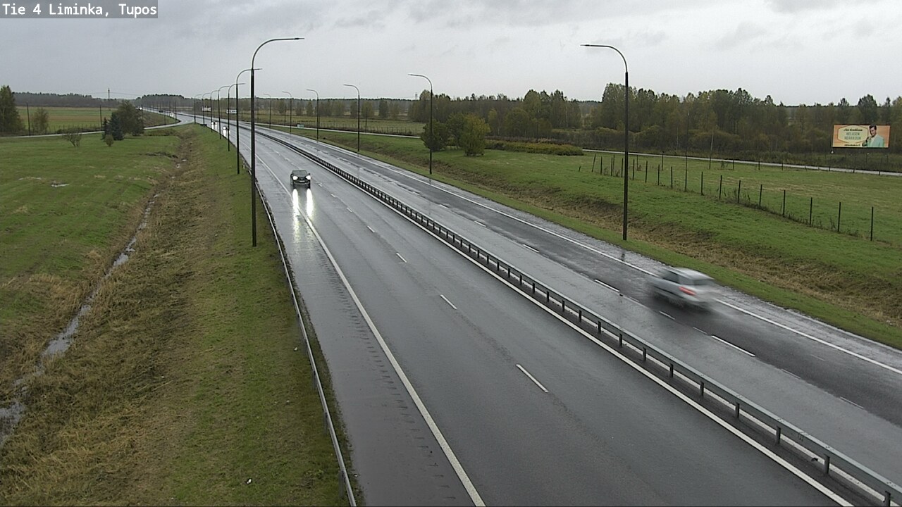 Weather Camera Image Väg 4 Limingo, Tupos, Liminka, Pohjois-Pohjanmaa
