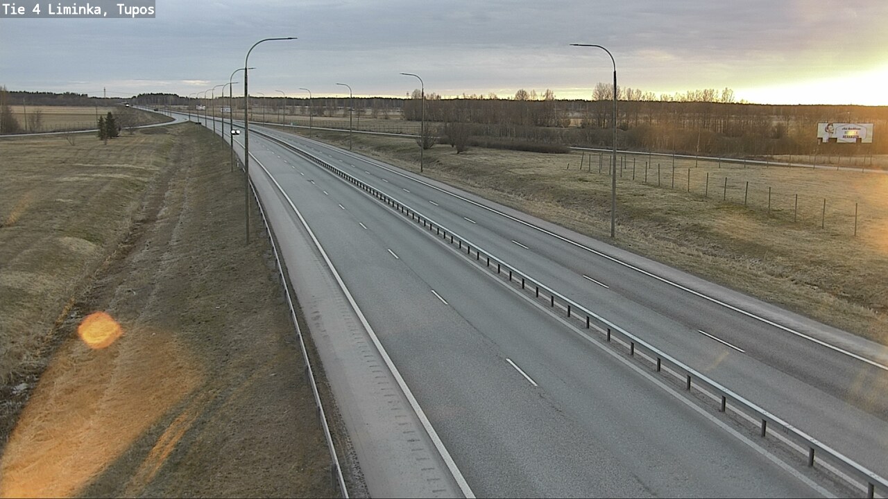 Kelikamerat Kuva Tie 4 Liminka, Tupos, Liminka, Pohjois-Pohjanmaa