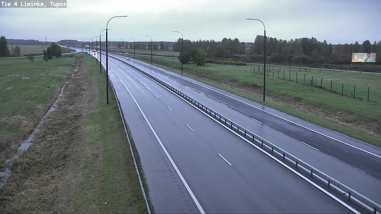 Weather Camera Image Väg 4 Limingo, Tupos, Liminka, Pohjois-Pohjanmaa