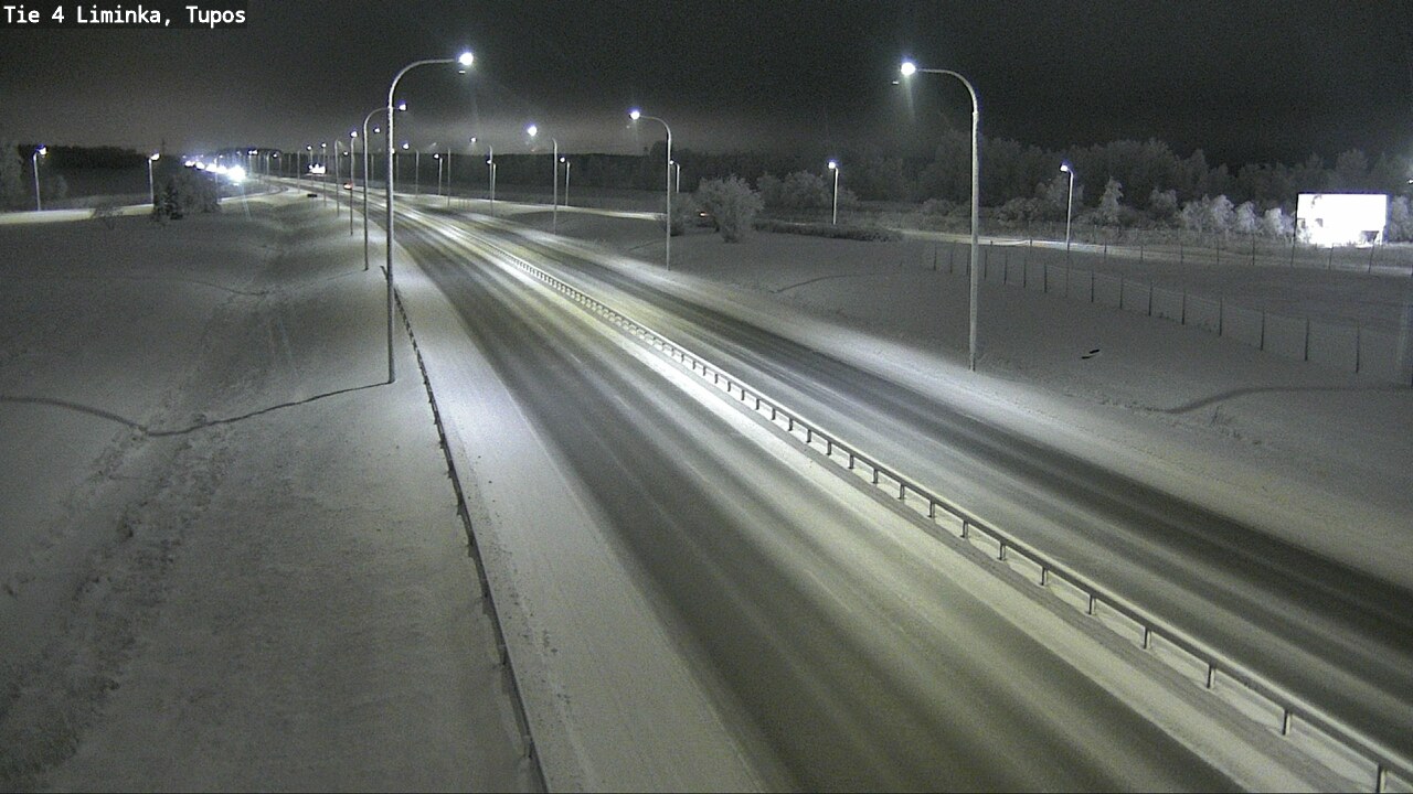 Weather Camera Image Road 4 Liminka, Tupos, Liminka, Pohjois-Pohjanmaa