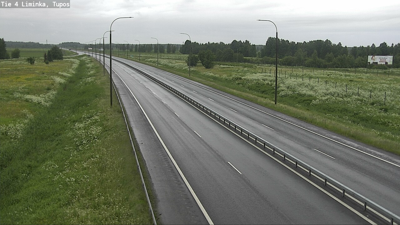 Kelikamerat Kuva Tie 4 Liminka, Tupos, Liminka, Pohjois-Pohjanmaa