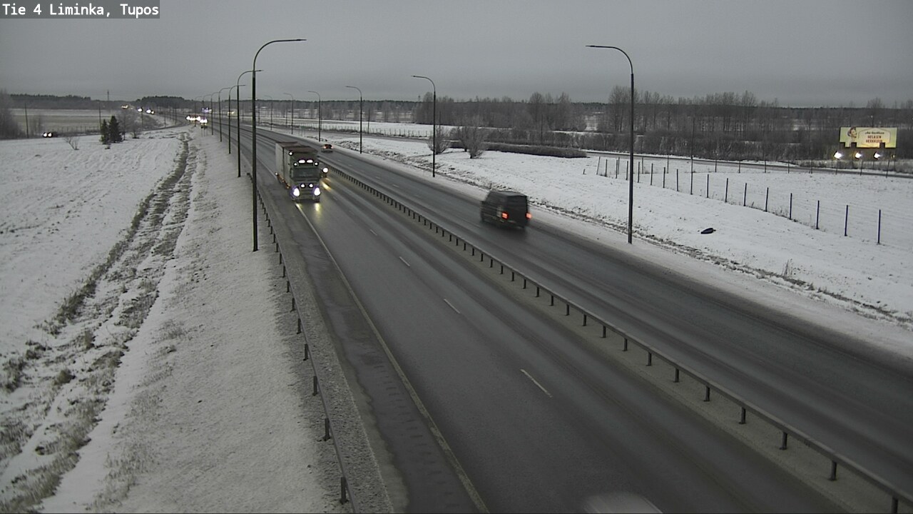 Weather Camera Image Road 4 Liminka, Tupos, Liminka, Pohjois-Pohjanmaa