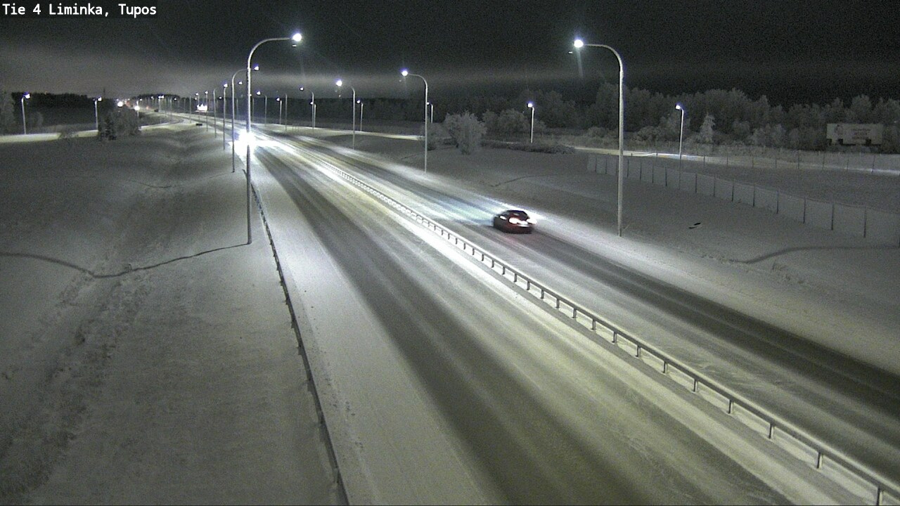 Weather Camera Image Road 4 Liminka, Tupos, Liminka, Pohjois-Pohjanmaa