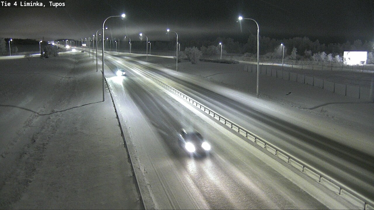 Weather Camera Image Road 4 Liminka, Tupos, Liminka, Pohjois-Pohjanmaa