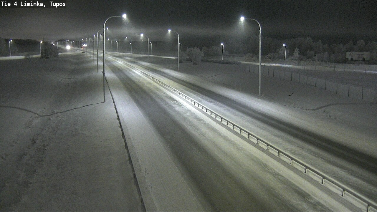 Weather Camera Image Road 4 Liminka, Tupos, Liminka, Pohjois-Pohjanmaa