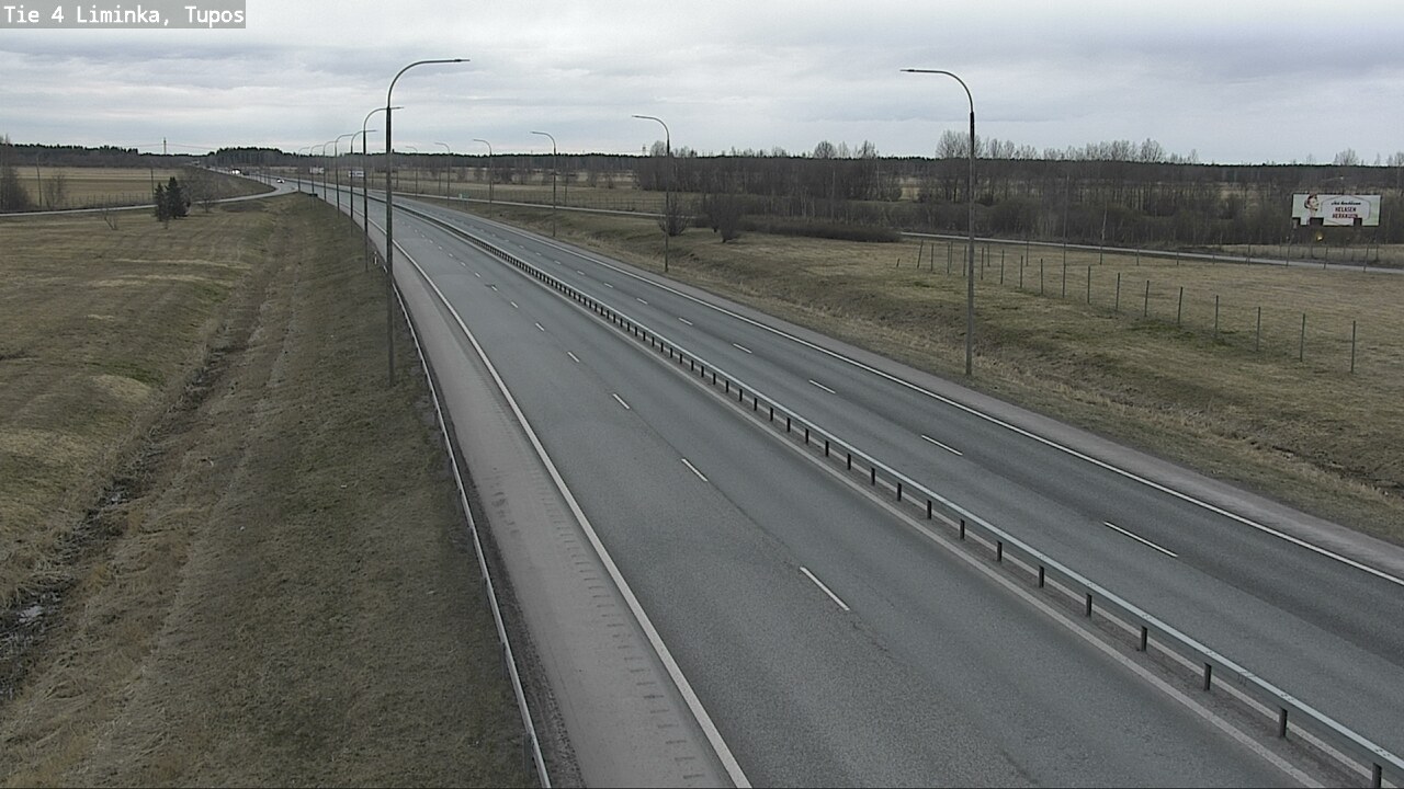 Kelikamerat Kuva Tie 4 Liminka, Tupos, Liminka, Pohjois-Pohjanmaa