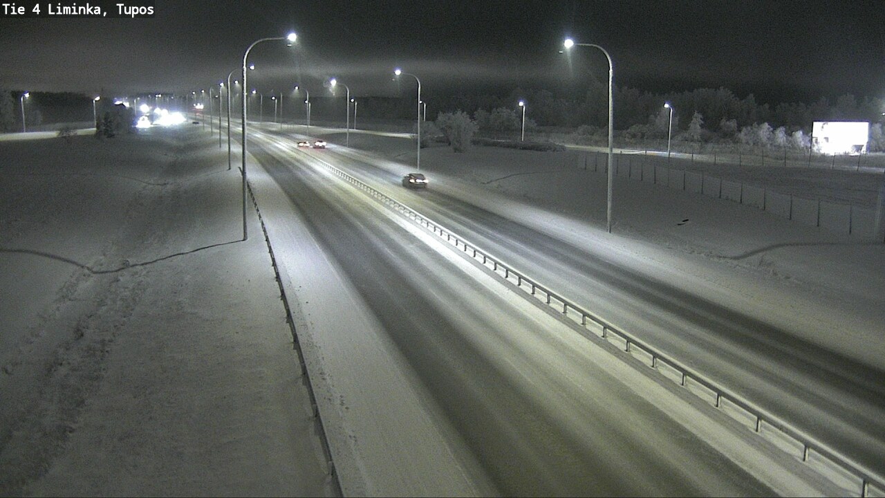 Weather Camera Image Road 4 Liminka, Tupos, Liminka, Pohjois-Pohjanmaa