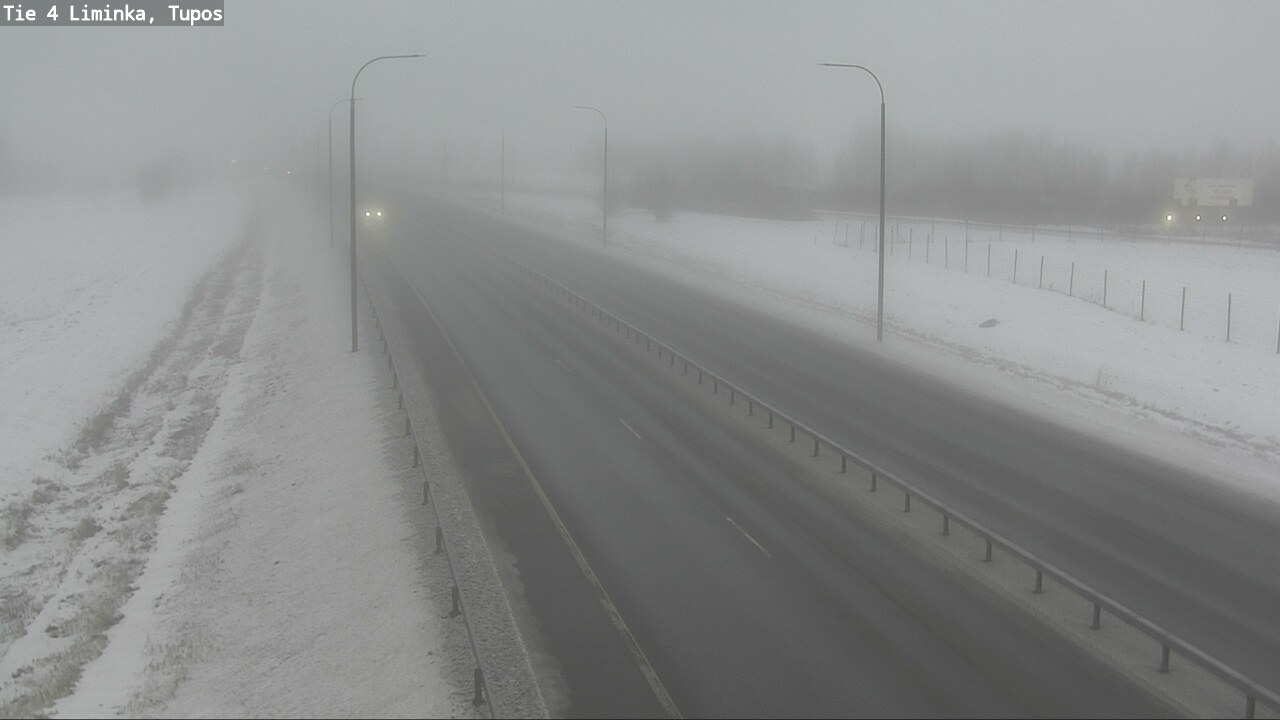Weather Camera Image Road 4 Liminka, Tupos, Liminka, Pohjois-Pohjanmaa