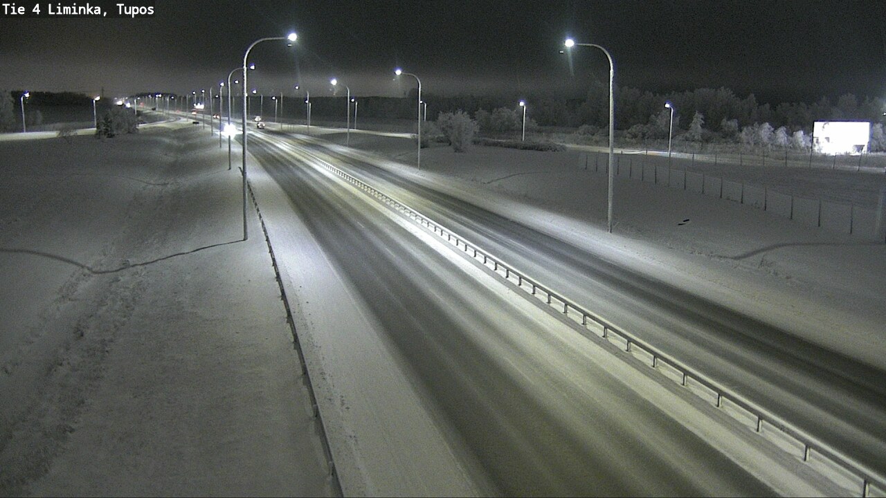 Weather Camera Image Road 4 Liminka, Tupos, Liminka, Pohjois-Pohjanmaa