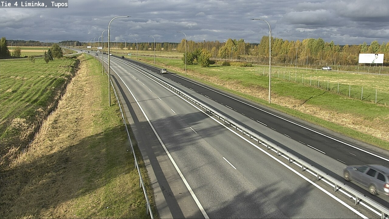Weather Camera Image Väg 4 Limingo, Tupos, Liminka, Pohjois-Pohjanmaa