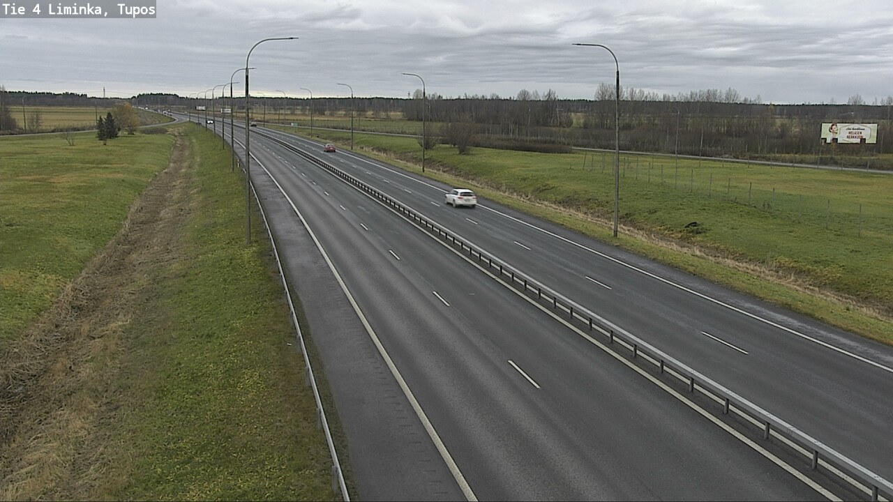 Kelikamerat Kuva Tie 4 Liminka, Tupos, Liminka, Pohjois-Pohjanmaa