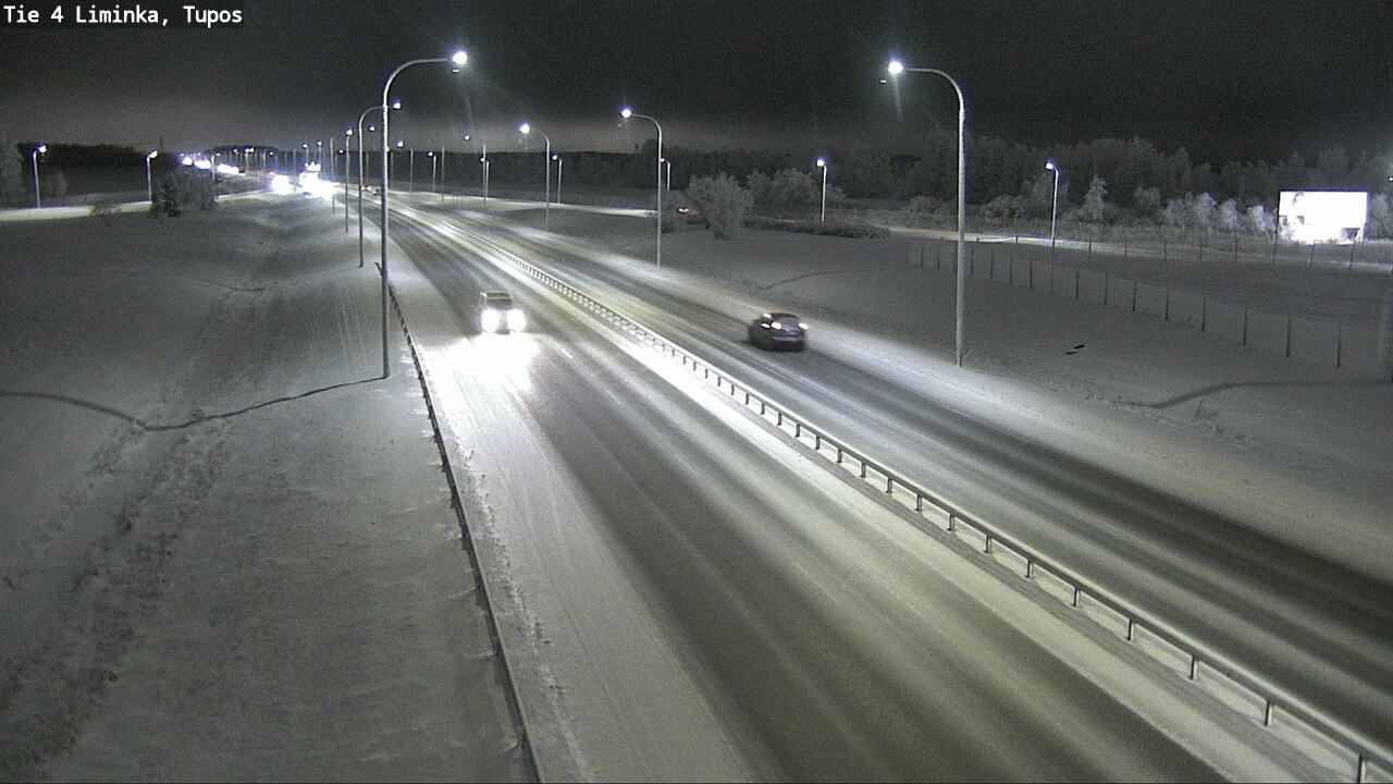 Weather Camera Image Road 4 Liminka, Tupos, Liminka, Pohjois-Pohjanmaa