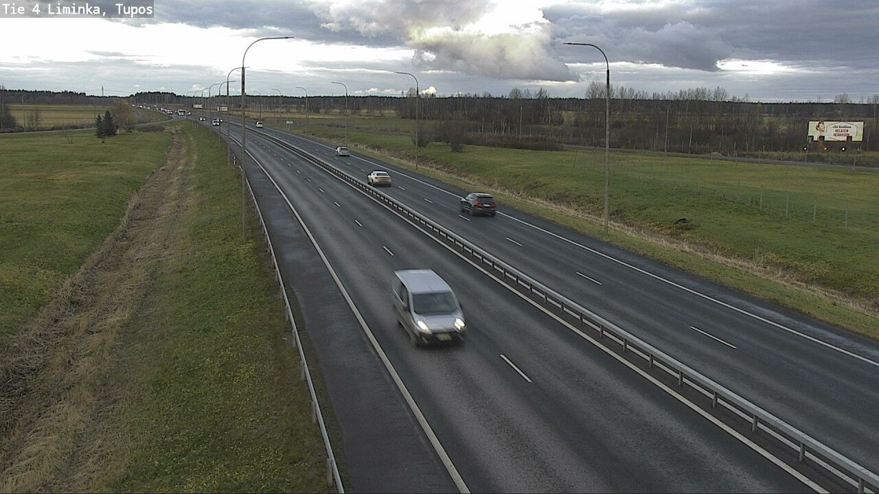 Kelikamerat Kuva Tie 4 Liminka, Tupos, Liminka, Pohjois-Pohjanmaa