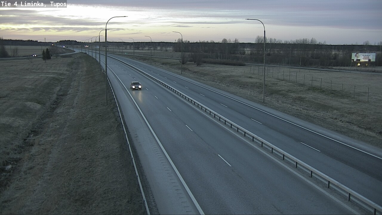 Weather Camera Image Väg 4 Limingo, Tupos, Liminka, Pohjois-Pohjanmaa