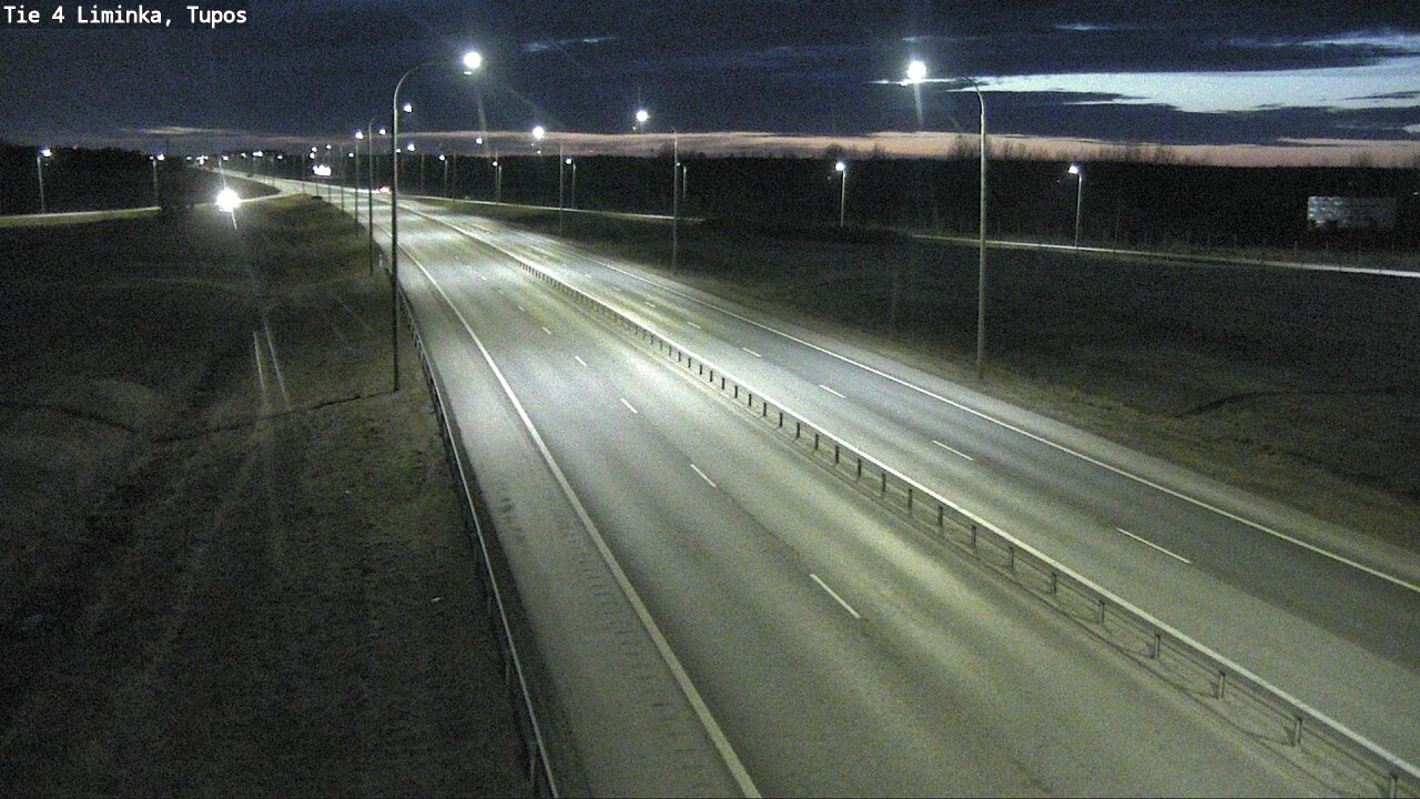 Weather Camera Image Road 4 Liminka, Tupos, Liminka, Pohjois-Pohjanmaa