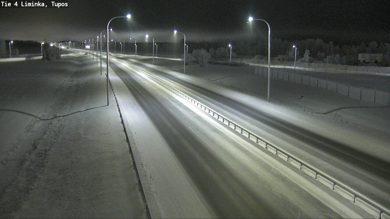 Weather Camera Image Road 4 Liminka, Tupos, Liminka, Pohjois-Pohjanmaa