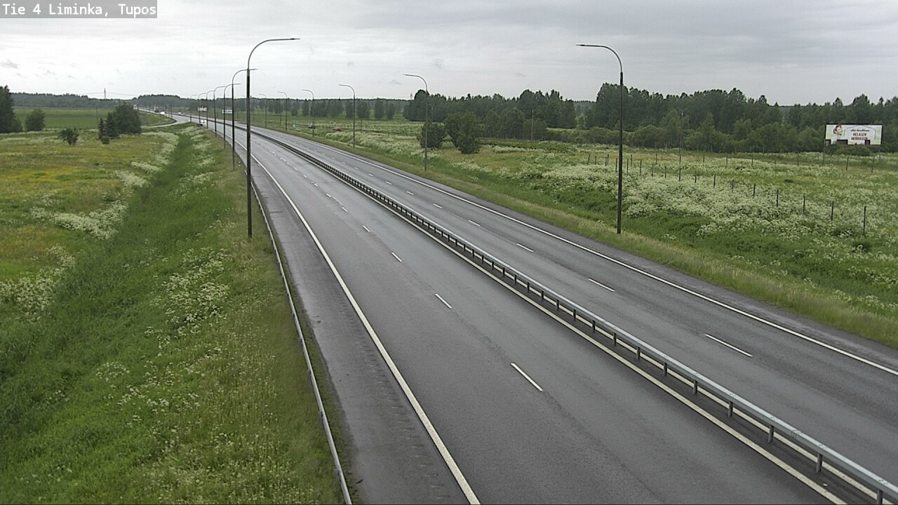 Kelikamerat Kuva Tie 4 Liminka, Tupos, Liminka, Pohjois-Pohjanmaa