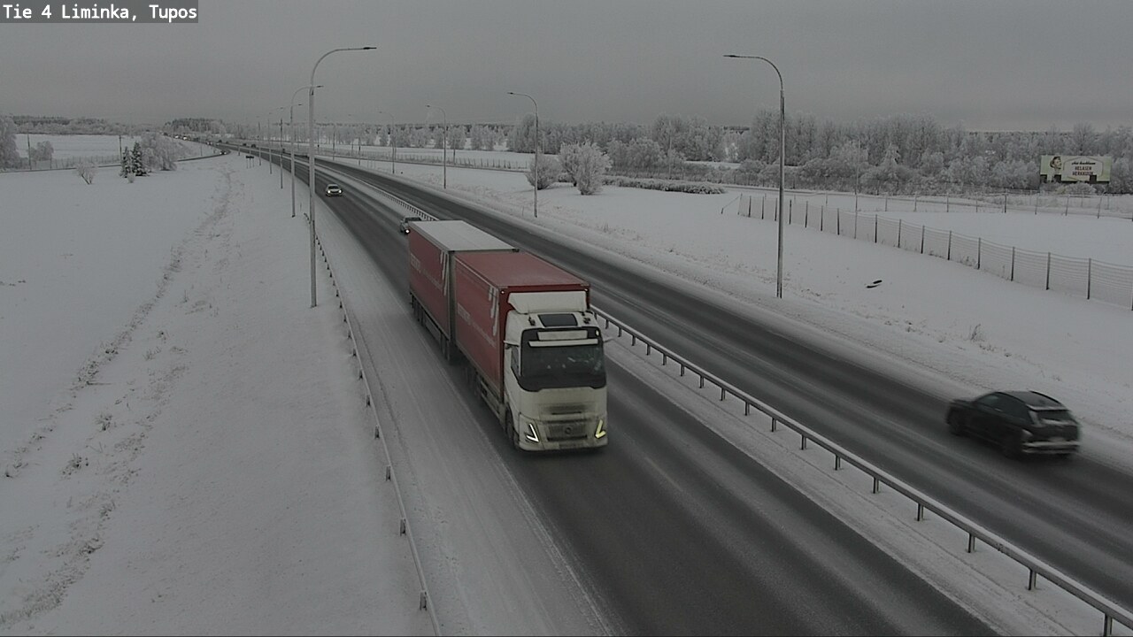 Weather Camera Image Road 4 Liminka, Tupos, Liminka, Pohjois-Pohjanmaa