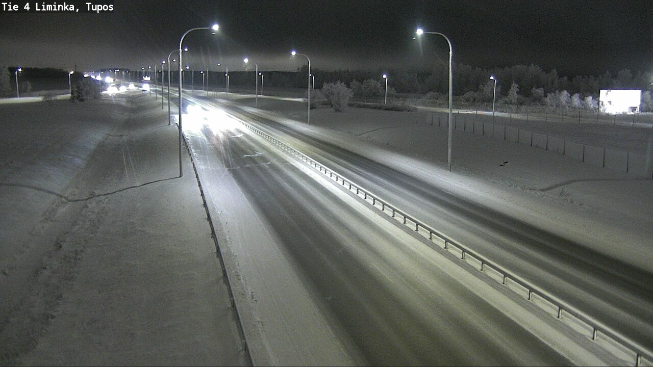 Weather Camera Image Road 4 Liminka, Tupos, Liminka, Pohjois-Pohjanmaa