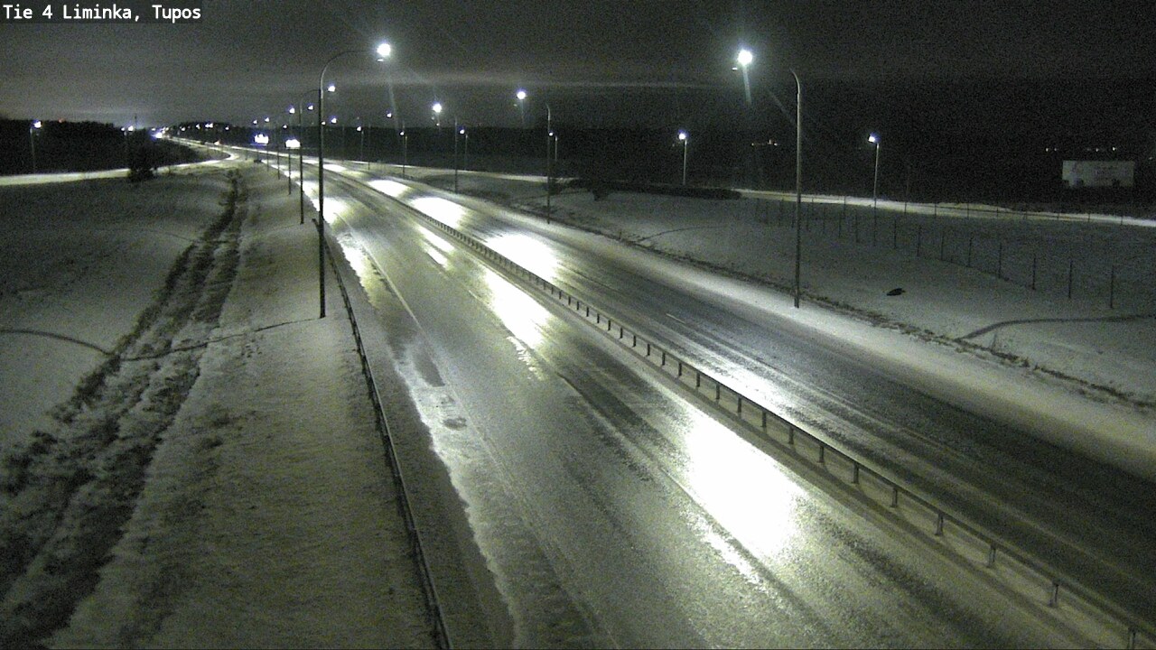 Weather Camera Image Road 4 Liminka, Tupos, Liminka, Pohjois-Pohjanmaa