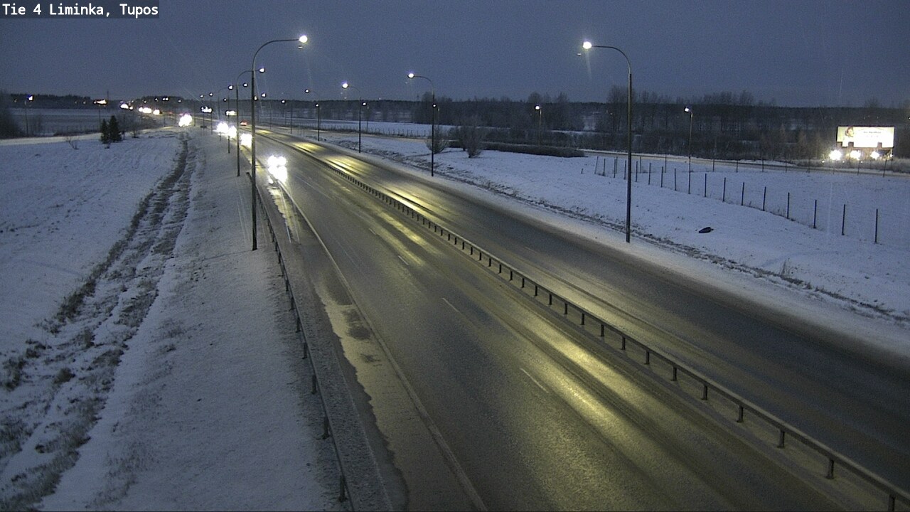Weather Camera Image Väg 4 Limingo, Tupos, Liminka, Pohjois-Pohjanmaa